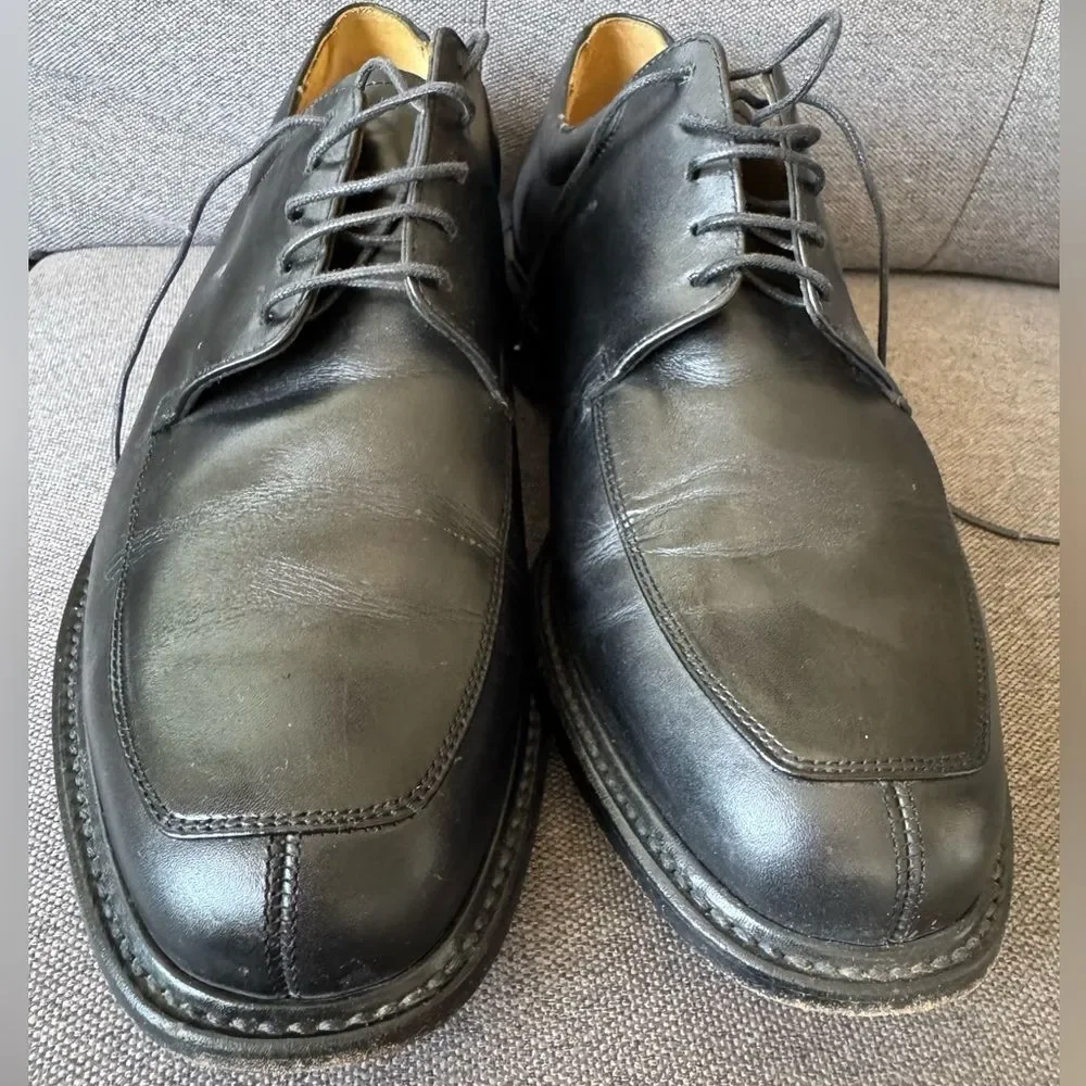 Van Bommel Men’s Black Leather Dress‎ Shoes Size 9.5 Made in Netherlands